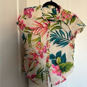 Billabong Tropical Floral Button-Down Shirt
